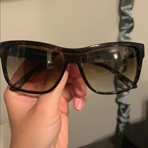 Brown Versace hombre sunglasses